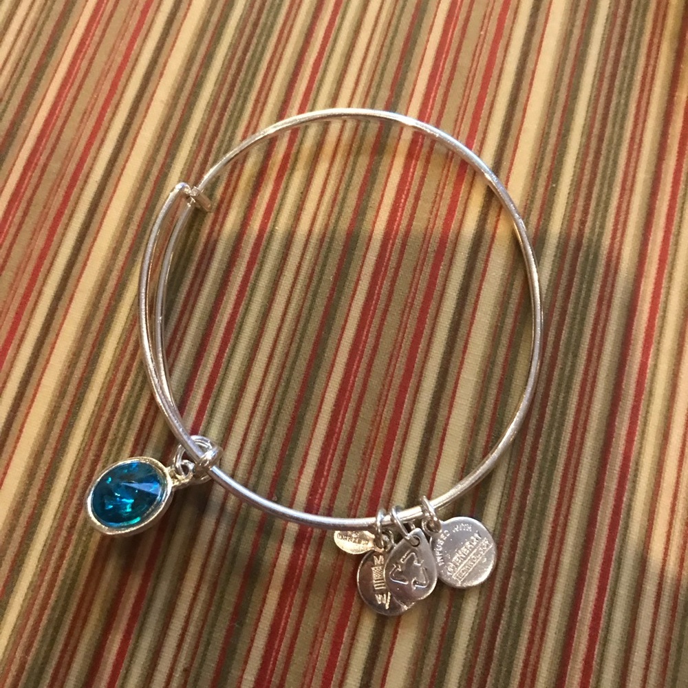 Alex & Ani Turquoise birthstone bracelet